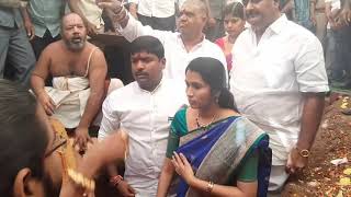 Anakapalli YSRCP MLA Gudivada Amarnath \u0026 Ministers lays foundation stone for 2 crore Bridge