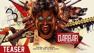 Rajinikanth Darbar First Look Teaser | Darbar Movie Teaser | Rajinikanth | Murugadoss | Nayanathara