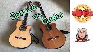 Solid Spruce vs Solid Cedar: Ramirez CUT/4, Ramirez 2CWE