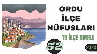 Ordu Nüfusu 2023 - Ordu İlçe Nüfusları - Ordu Nüfusu Ne Kadar? - Ünye Nüfusu