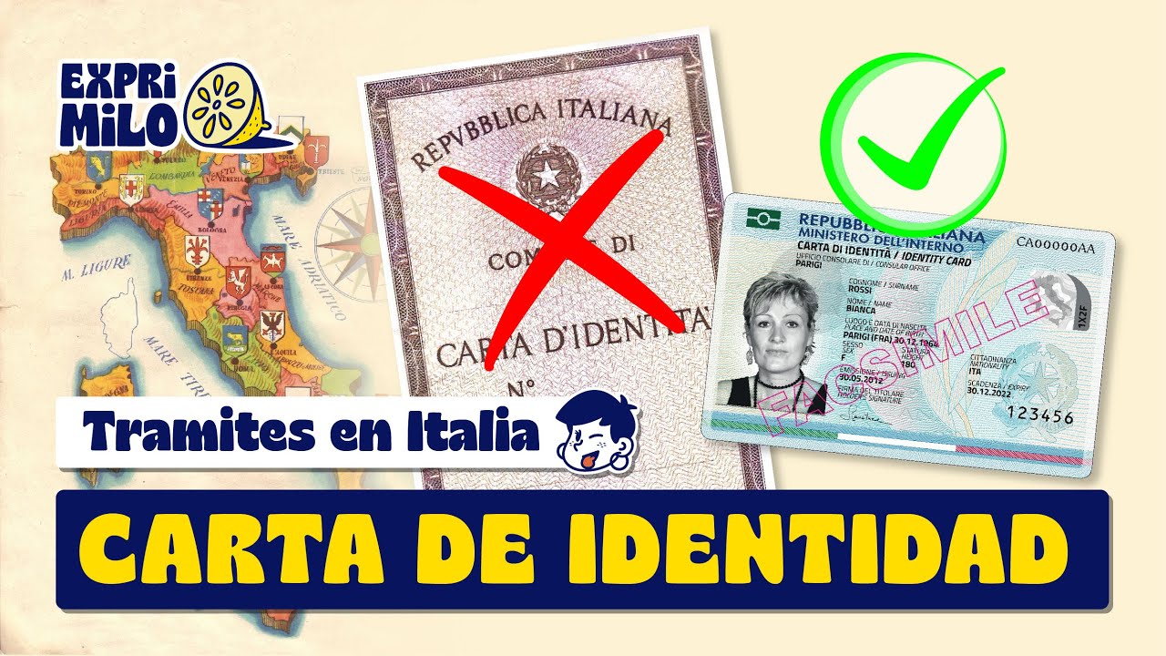 🪪 Cómo Hacer Tu Documento De Identidad Italiano 🇮🇹 O Carta D'identità ...