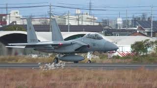 新田原基地のIRAN機のお迎え機が綺麗なバーナーリングを出して離陸して行きました。　小牧基地