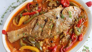 Tasty Jamaican Steamed Red Snapper Fish Recipe.