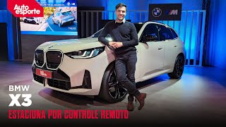 Novo BMW X3 estaciona por CONTROLE REMOTO e tem GPS Mario Kart com REALIDADE AUMENTADA