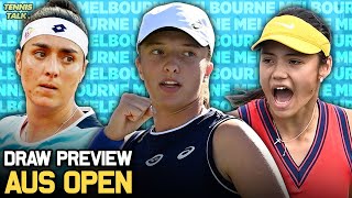 Swiatek Tricky Draw, Raducanu vs Gauff R2 ahead Australian Open 2023 | Tennis Talk News