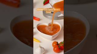 How to Make Homemade Spicy Tomato Soup 🥫 #tomatosoup