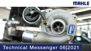 Technical Messenger 06|2021 Replacing the charge air cooler after damage to the turbocharger
