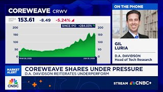 There are better ways to invest in AI than in CoreWeave, says D.A. Davidson's Gil Luria