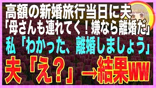 【スカッと総集編】高級新婚旅行当日、夫の車に乗り込む義母「あんたは留守番よ！」玄関前に置き去りにされた私→旅館に着いた途端、目の前の光景に義母は絶句ww実はその宿には…