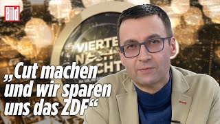 „Schluss mit der Geldverschwendung von ARD und ZDF“ | Dr. Alexander Kissler bei Viertel nach Acht