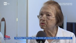 Nonna sventa truffa con un agente nel bagagliaio - La Vita in diretta - 21/06/2023