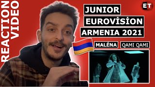 REACTION • Maléna - Qami Qami (Junior Eurovision 2021 🇦🇲 Armenia)