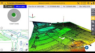 Siteworks measuring surface points