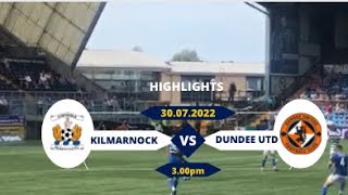 Kilmarnock vs Dundee United Match Highlights