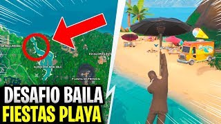 baila en distintas fiestas de la playa desafios 14 dias de verano fortnite - ubicaciones de todas las fiestas de playa fortnite