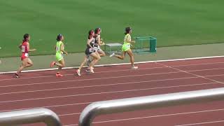 大分県高等学校新人陸上競技大会（2022 9 17）女子1500m決勝（岩尾、佐藤優）