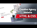 Creative Agency Website From Scratch | HTML & CSS