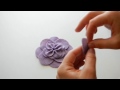 how to make a felt circle flower theribbonretreat