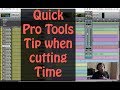 Quick Avid Pro Tools Tip: Cutting Time @MattMontanez