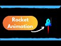 🚀 Flying Rocket Animation using CSS & JavaScript | Tutorial