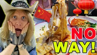 Is THIS Chinese Food at it's BEST??! The Fattest Noodles EVER!