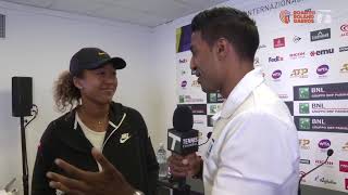 Naomi Osaka - 2019 Rome Third Round Win Tennis Channel Interview