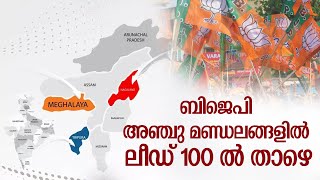 ബിജെപി അഞ്ചു മണ്ഡലങ്ങളിൽ ലീഡ് 100 ൽ താഴെ | BJP | TRIPURA