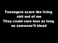 Teenagers~My Chenical Romance~Lyrics