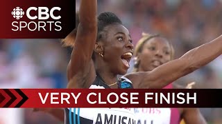 Nigeria’s Tobi Amusan elated as she wins women’s 100m hurdles in Diamond League Final | CBC Sports