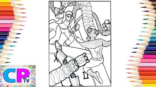 Dr Octopus vs Spiderman Coloring Pages/Superhero v Villain/Mendum - Beyond (feat. Omri)[NCS Release]