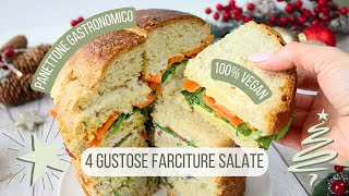 COME FARCIRE IL PANETTONE GASTRONOMICO » 4 idee gustose salate | Veglife Channel