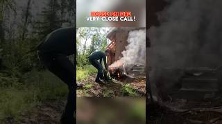 Close Call House On Fire | @OutdoorBoys  #shorts #viral #outdoorboys