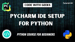 PyCharm setup for Python programming | Python course for beginners | Python coding in Urdu | #5