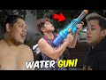 WATER GUN PRANK sa BG HOUSE! | MAY NAGALIT! | LAMINZU