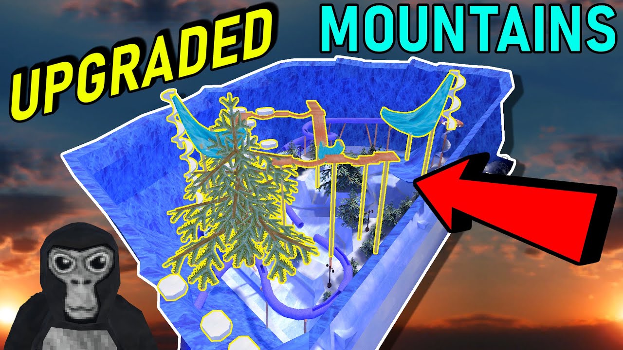 I Gave The Mountains Map A HUGE UPGRADE In Gorilla Tag VR!!! | Wryser's ...