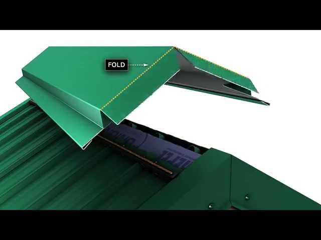 Corrugated Metal Roof Ridge Cap Roll Type Ridge Cap For Metal Roofing