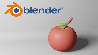 【blender】リンゴ