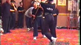 兒童武術 洪家拳 雙頭棍對拆