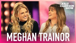 Kelly Clarkson Gives Meghan Trainor Advice For Bringing Kids On Tour