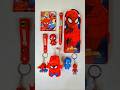 Spiderman Stationery collection - Spiderman pencil sharpner, pencil box, pen #stationery #school