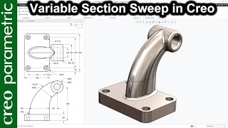 Variable section sweep in Creo Parametric