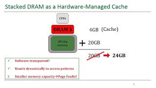 Chameleon: A Dynamically Reconfigurable Heterogeneous Memory System: MICRO-51 Lightening Talk