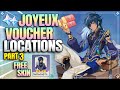 All Joyeux Voucher Locations Part 3 | Secret Summer Paradise |【Genshin Impact 3.8】