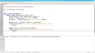 Chapter 14: Polymorphism and Casting