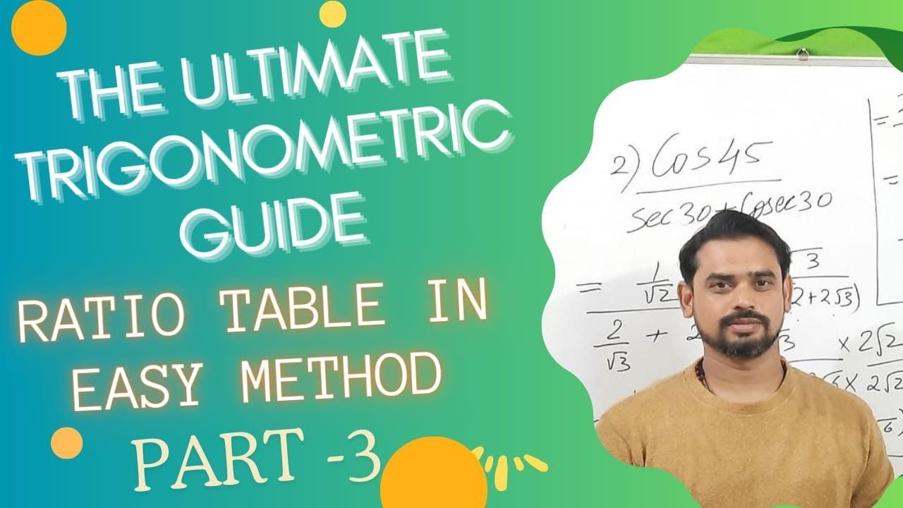 The Ultimate Trigonometry Guide: Mastering Trigonometry Ratios Table ...