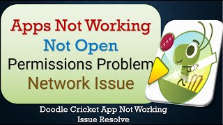 How To Fix Doodle Cricket App Not Working Not Open Space Issue Network Permissions Issue