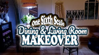 One Sixth Scale Living and Dining Room DIORAMA DIY