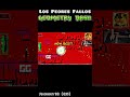 Los peores fallos de Geometry Dash #gd #geometrydash #shorts #failed #fyp #viralvideo