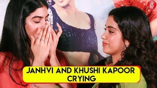Janhvi Kapoor And Khushi Kapoor CRIES At Dhadak Trailer Launch | Janhvi Kapoor | Bollywood
