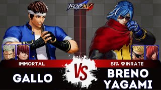 KOF XV🐓GALLO (Shingo/O.Chris/Goenitz) vs BRENO YAGAMI (Krohnen/Ramon/Iori)🌟Ranked Match - 12/24